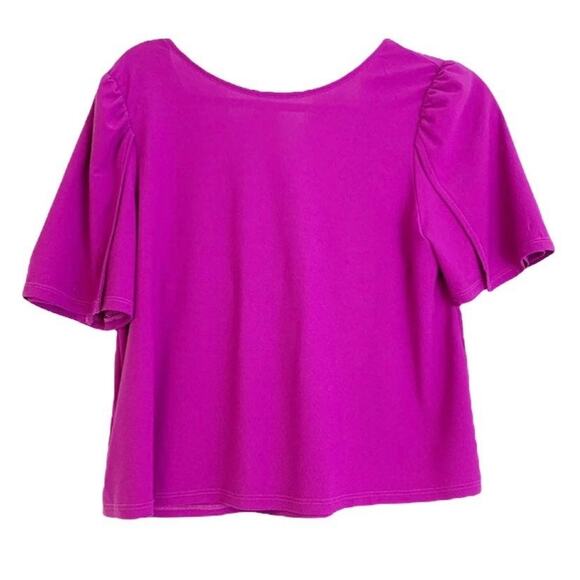 NWT Kensie Women’s Fuchsia Purple Flowy Blouse Size Small - Picture 3 of 12